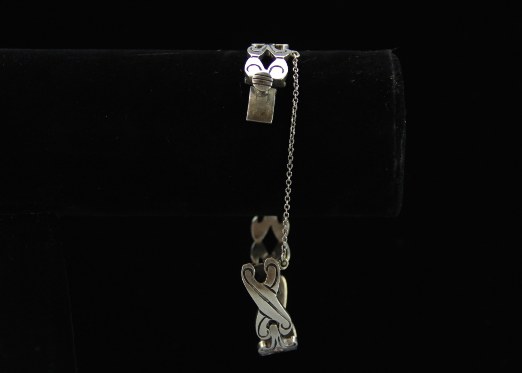 Vintage Sterling Silver Mexican Bracelet