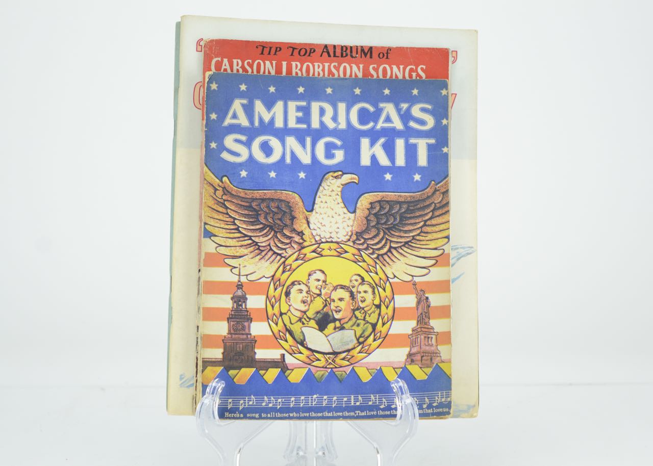 Assortment of Vintage Song Books