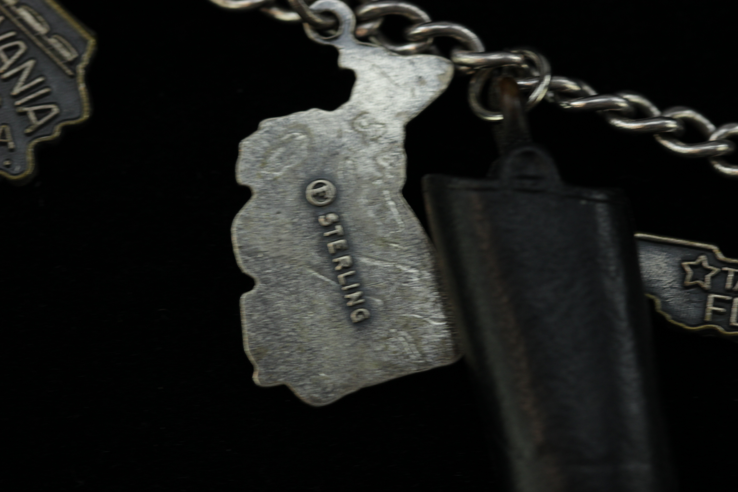 Trio of Sterling Charm Bracelets