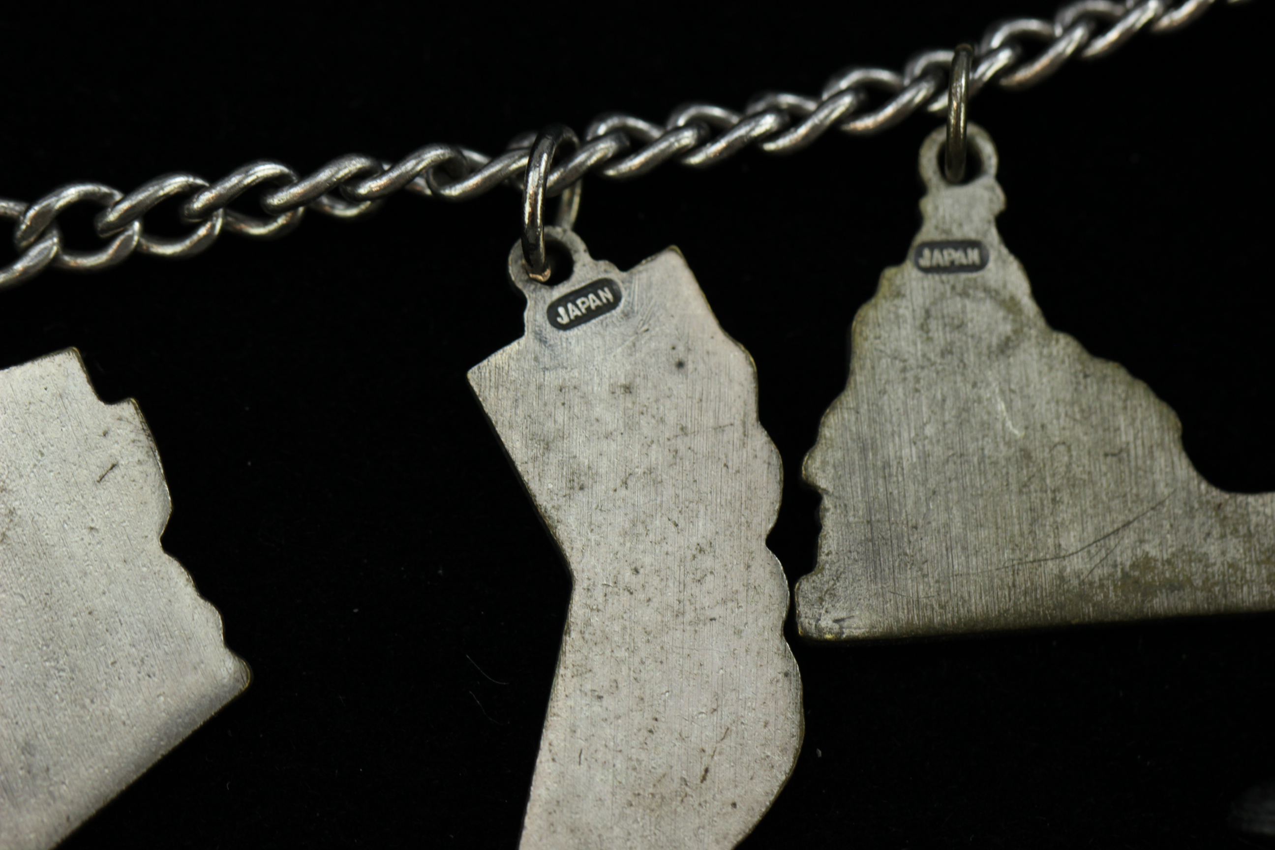 Trio of Sterling Charm Bracelets