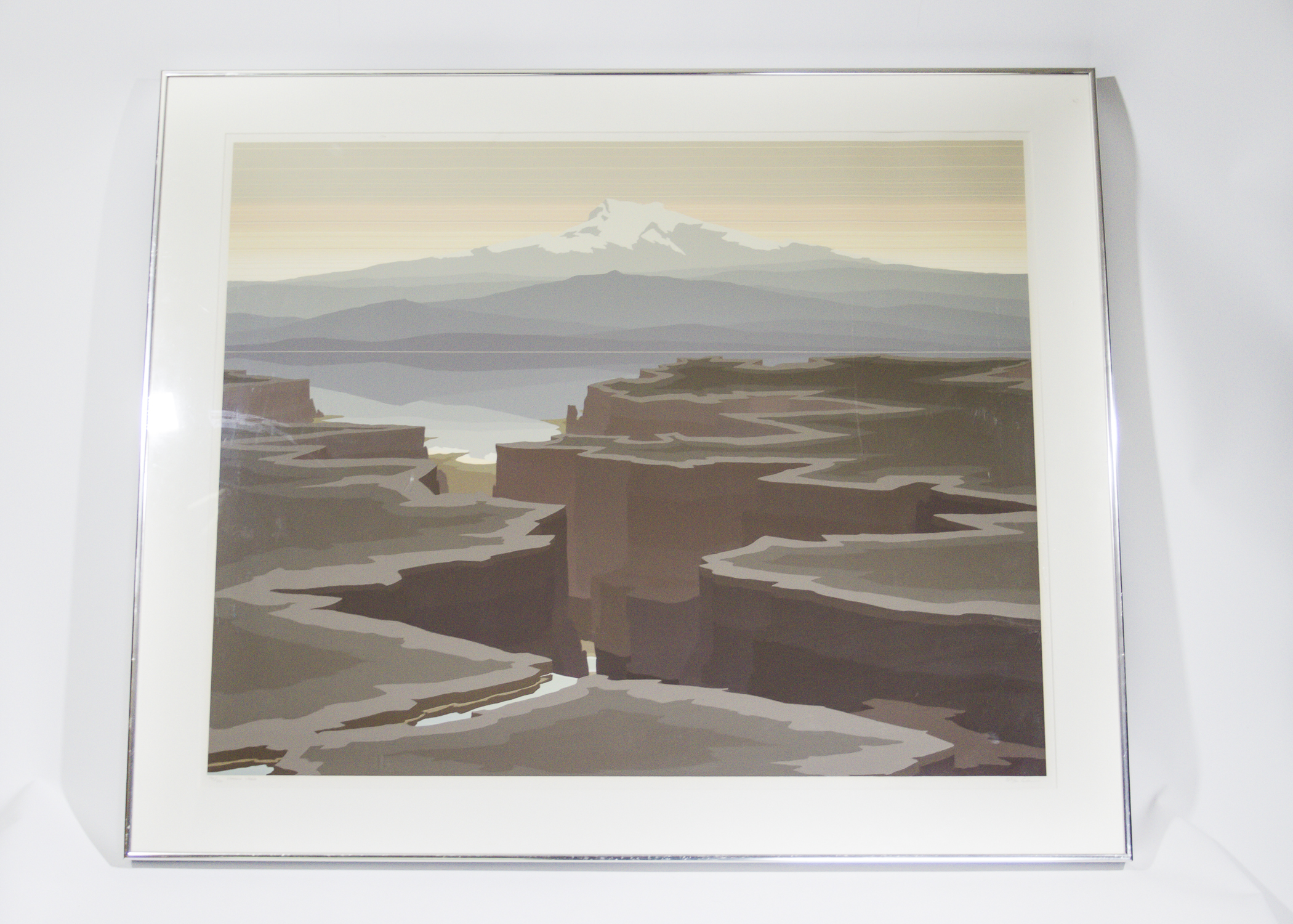 Jerome Schurr Serigraph Titled "Shadow Lake"