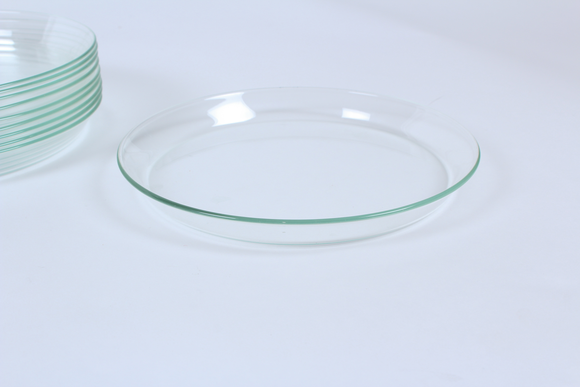 Collection of Ten Glass Salad Plates
