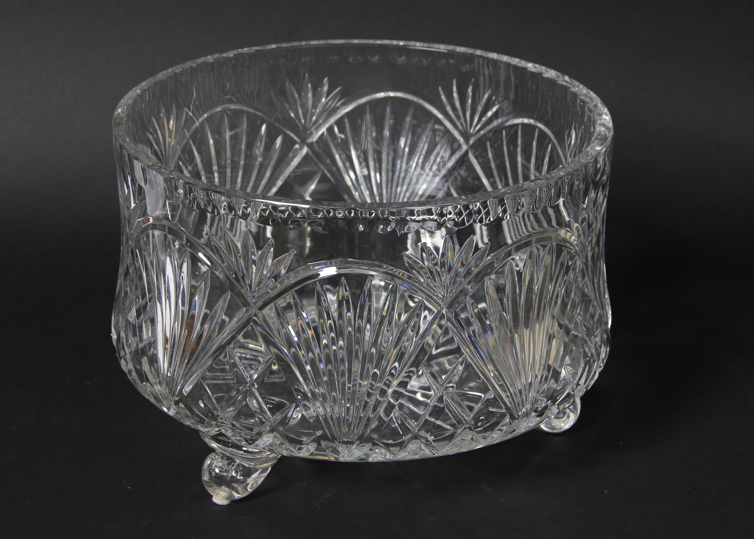 Large Cut Crystal Bowl