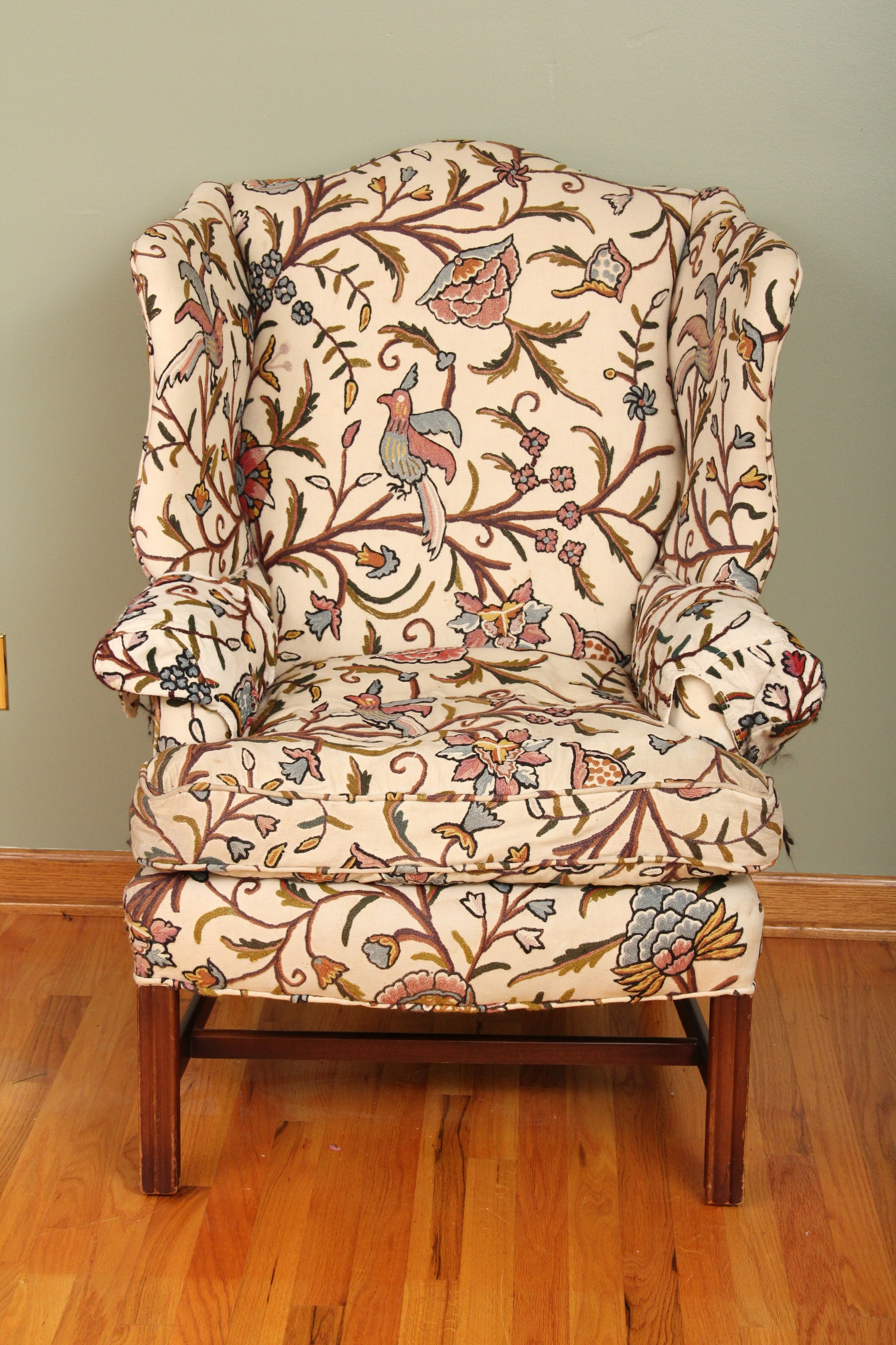 Upholstered Wingback Chair