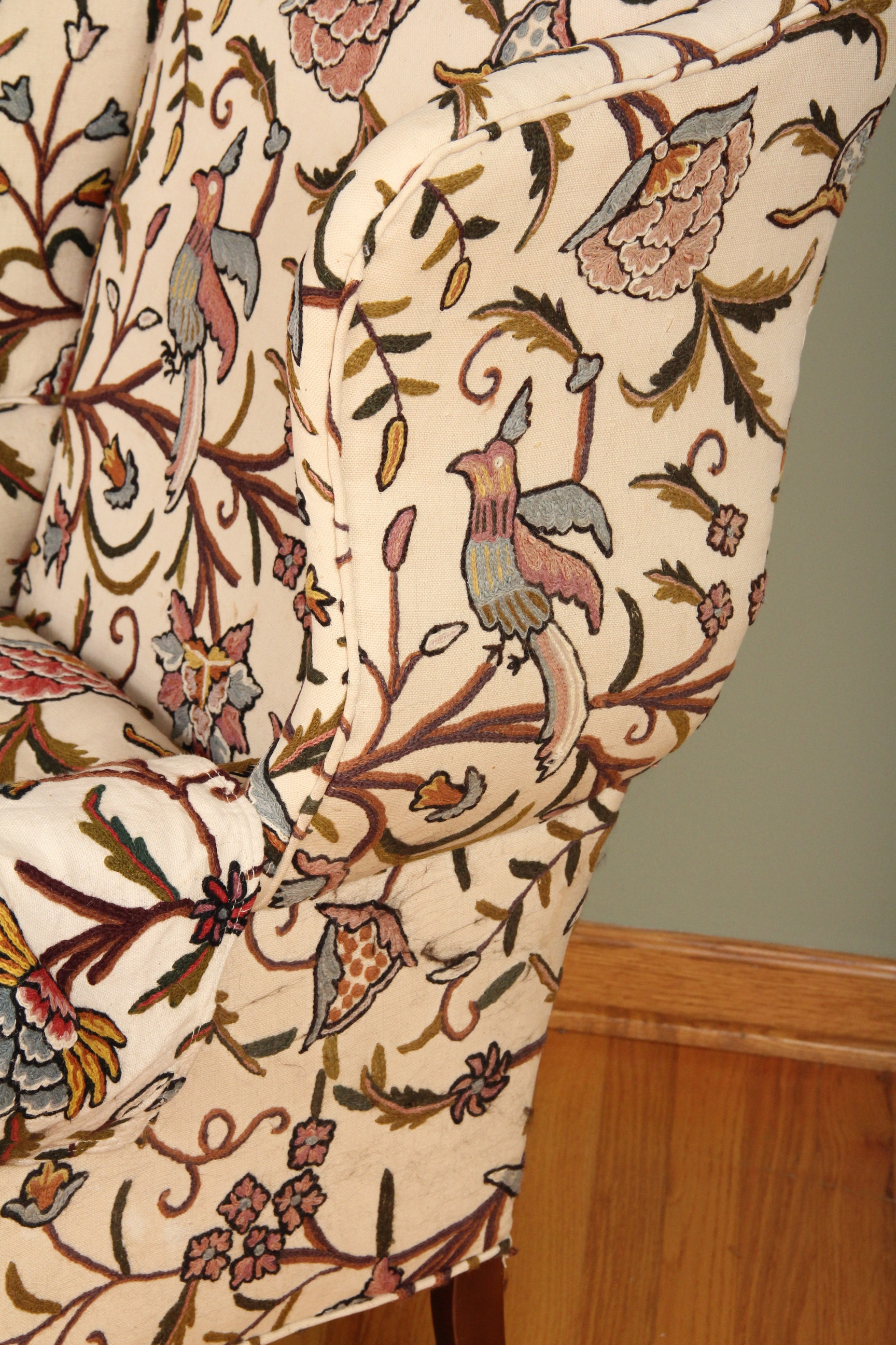 Upholstered Wingback Chair