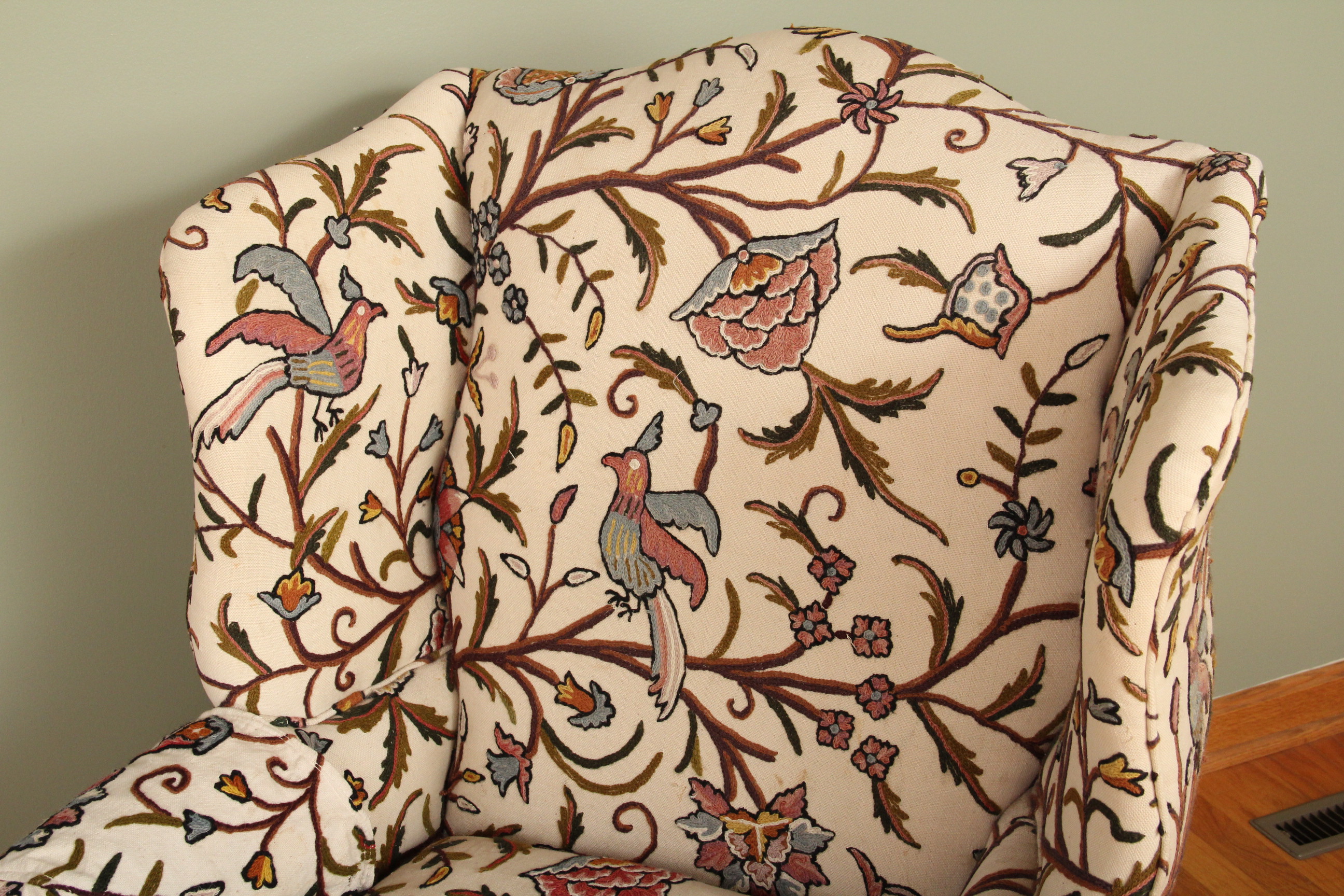 Upholstered Wingback Chair