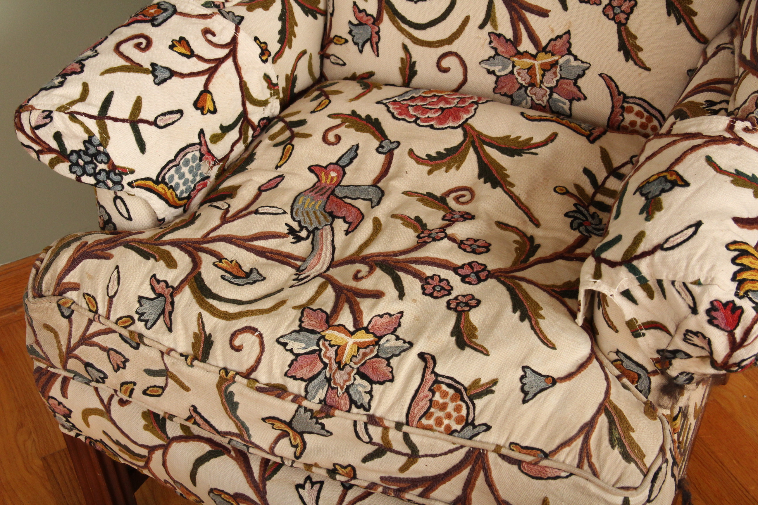 Upholstered Wingback Chair