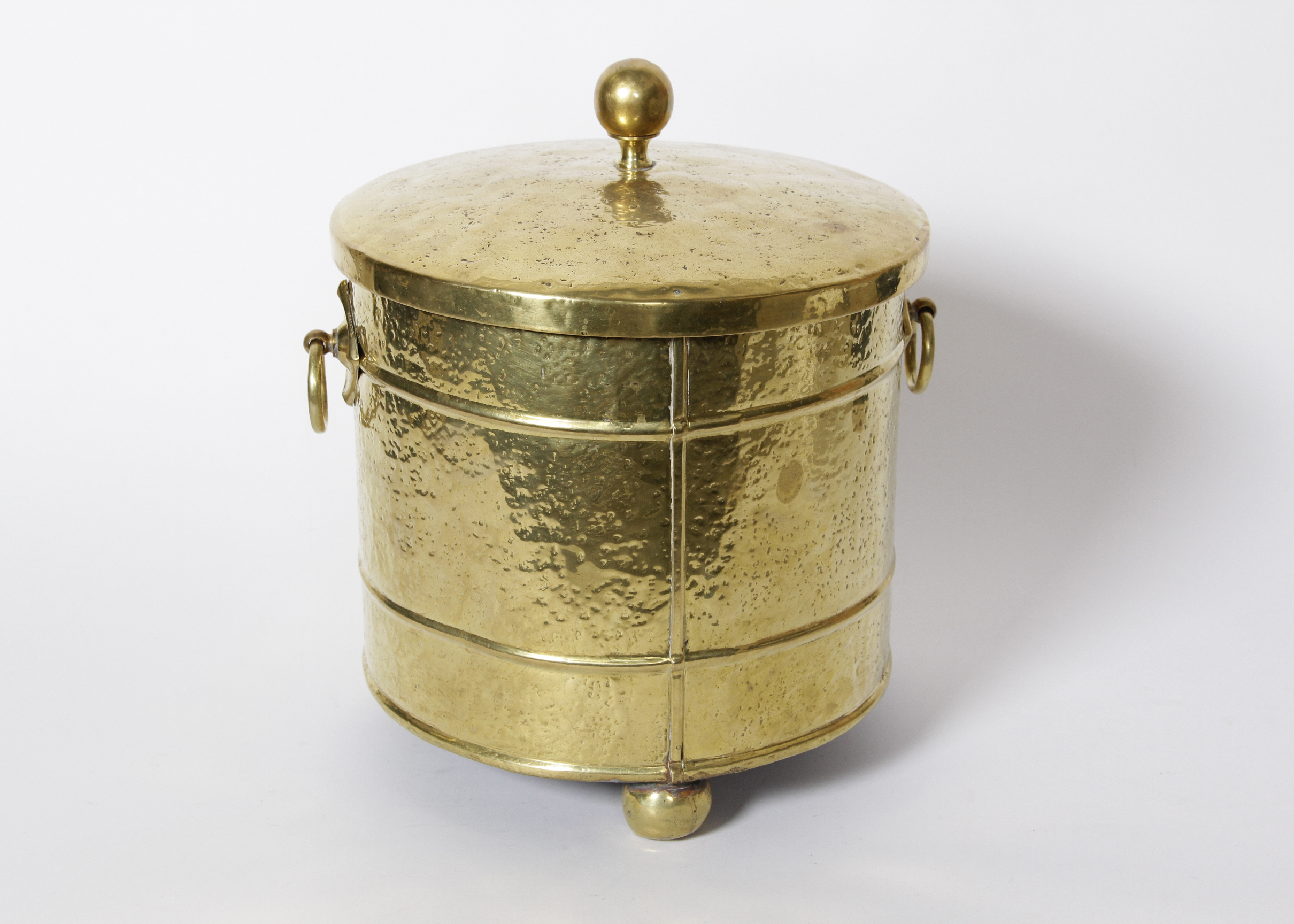 Antique Brass Coal Scuttle