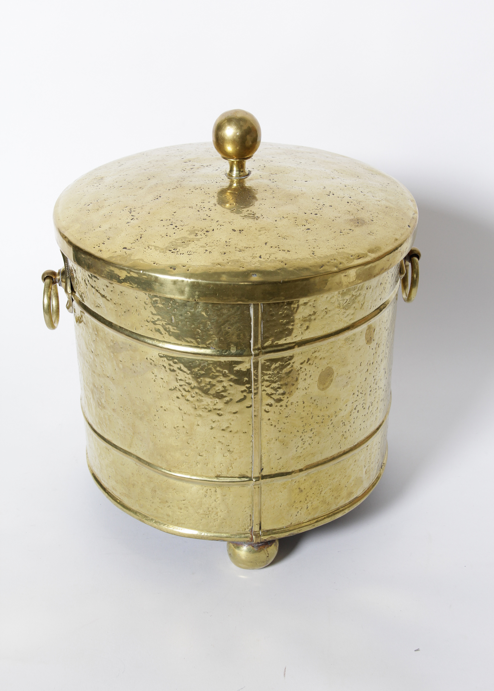 Antique Brass Coal Scuttle