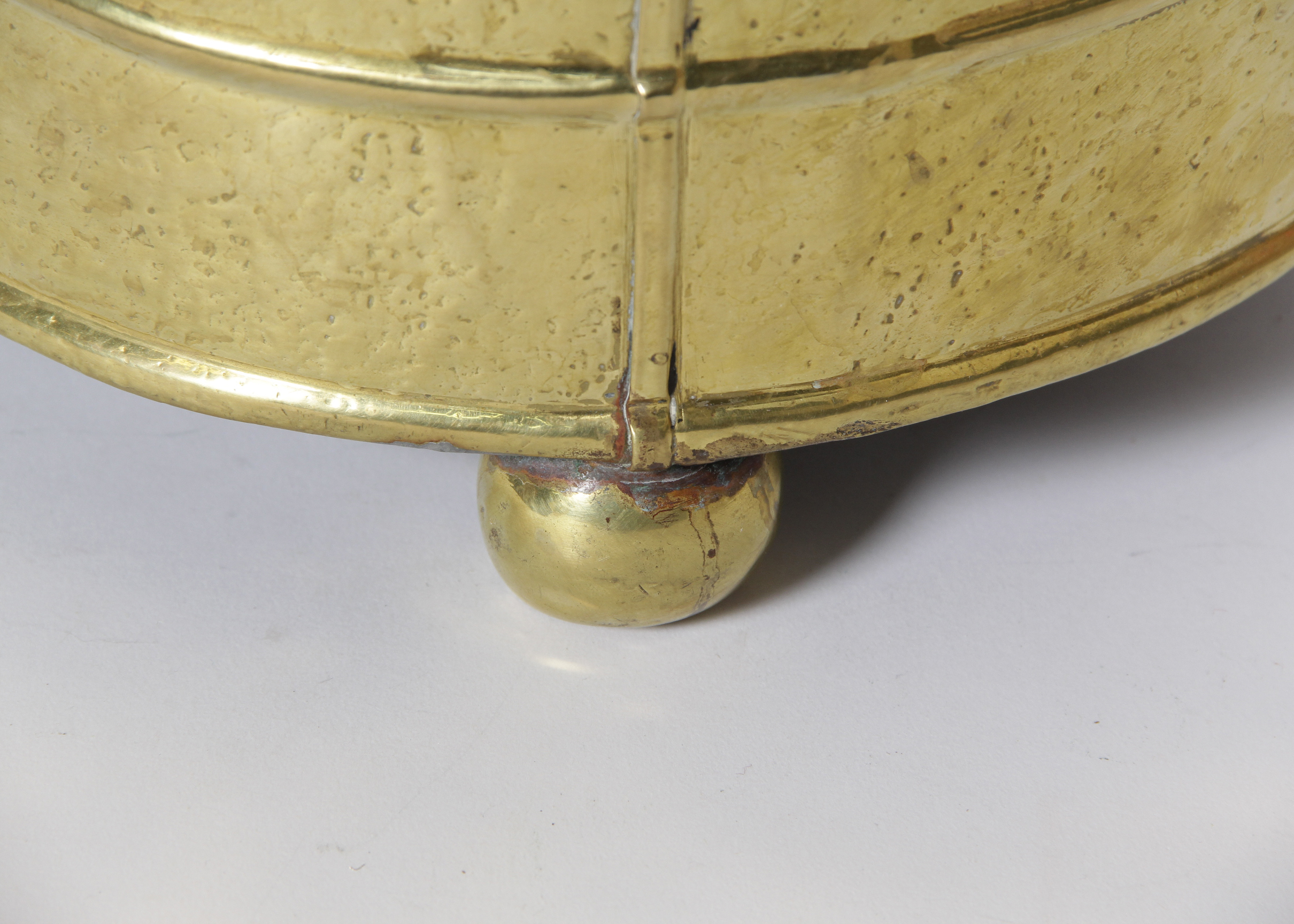 Antique Brass Coal Scuttle