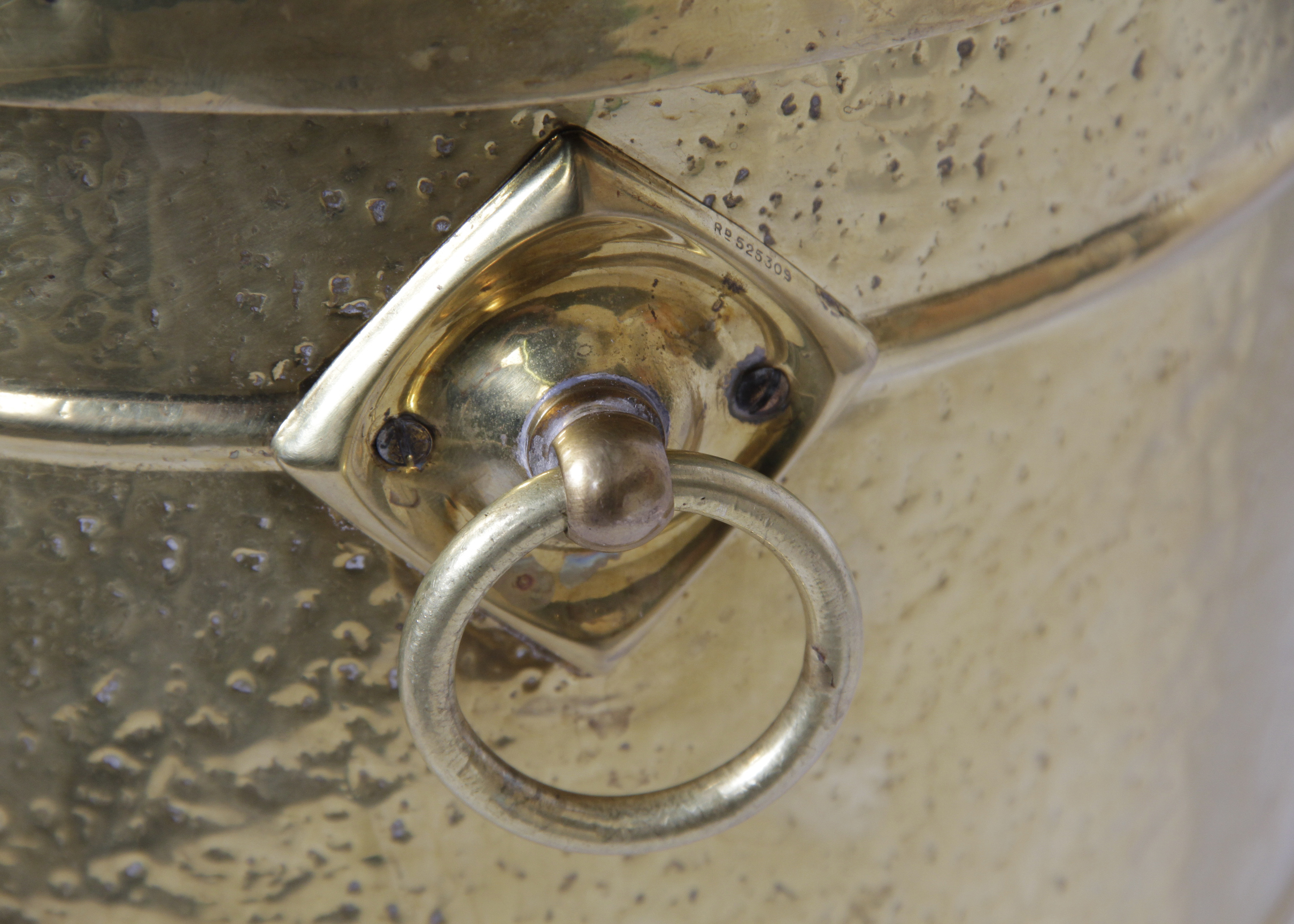 Antique Brass Coal Scuttle