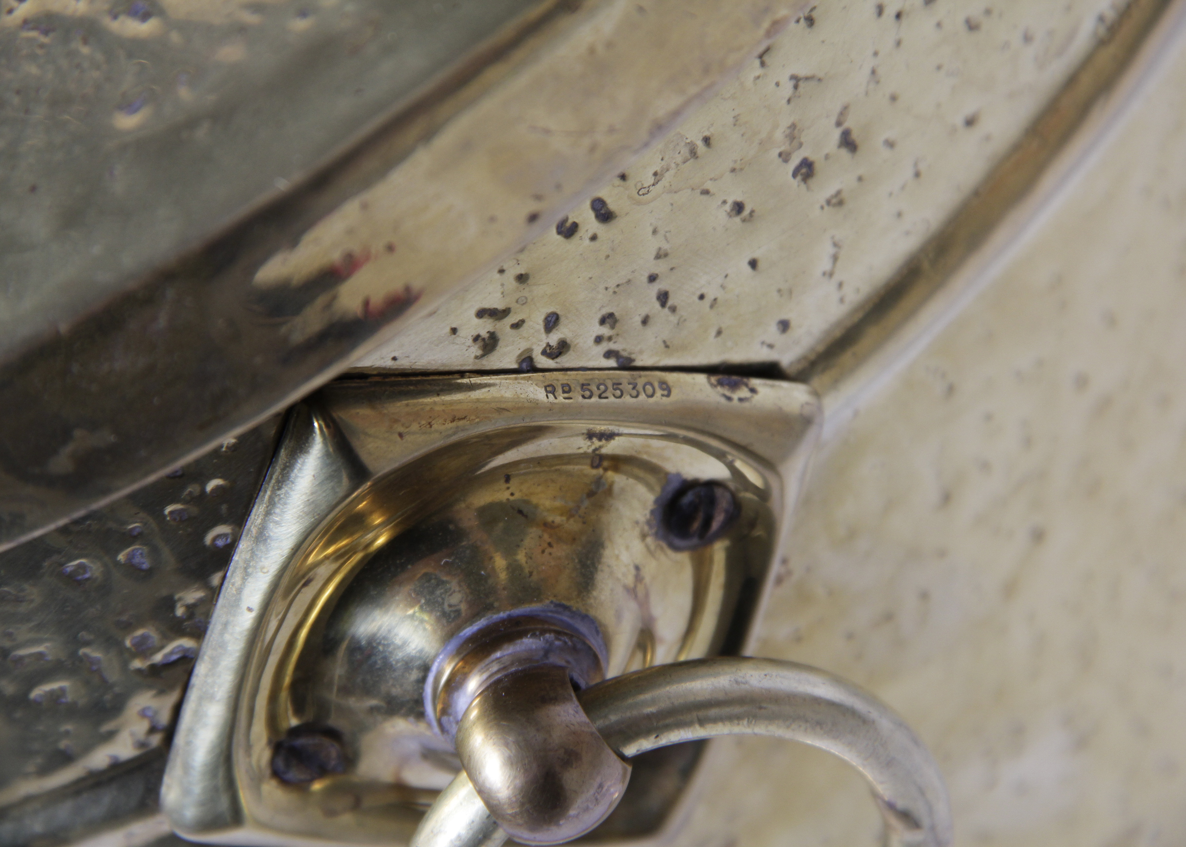 Antique Brass Coal Scuttle