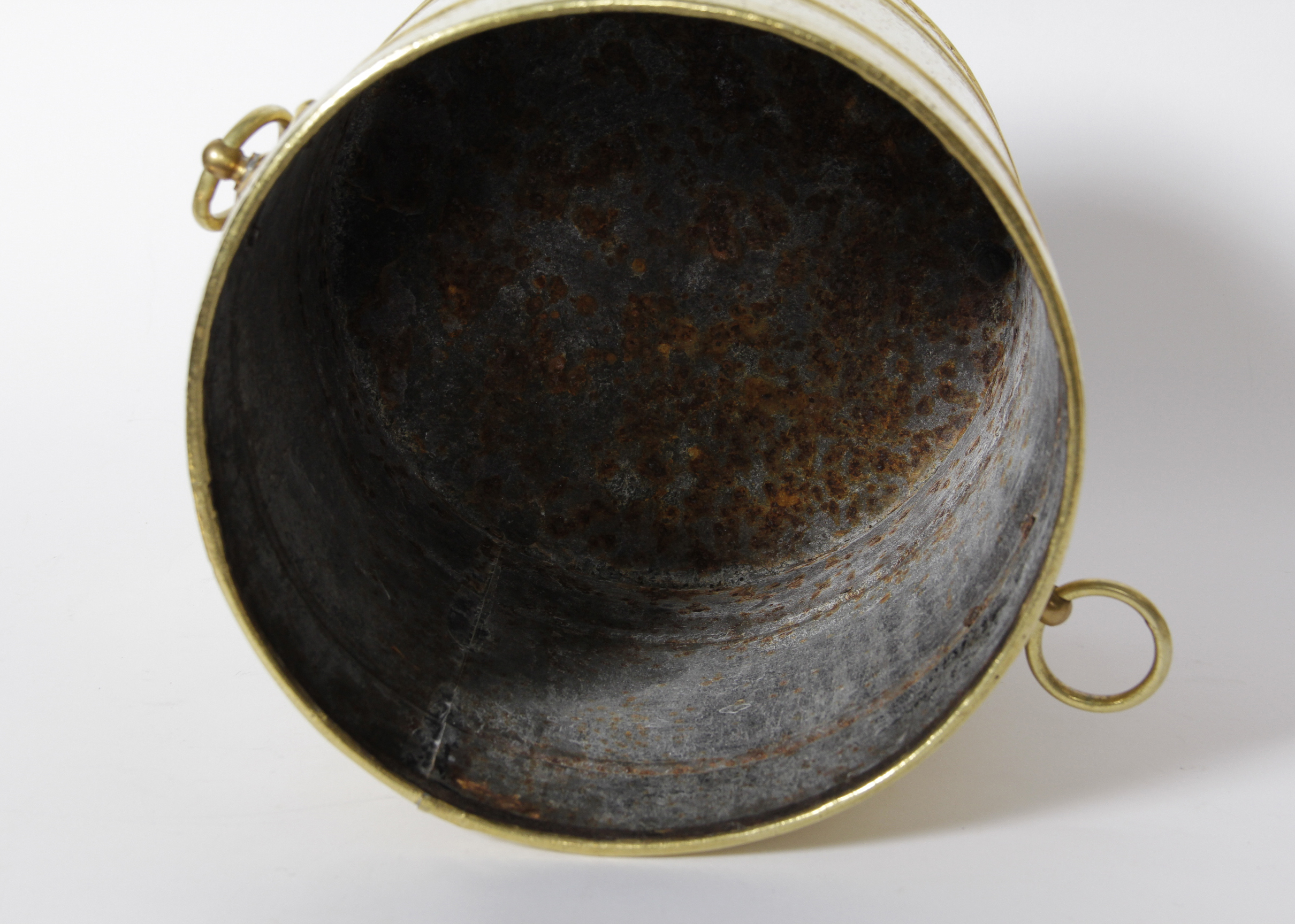 Antique Brass Coal Scuttle