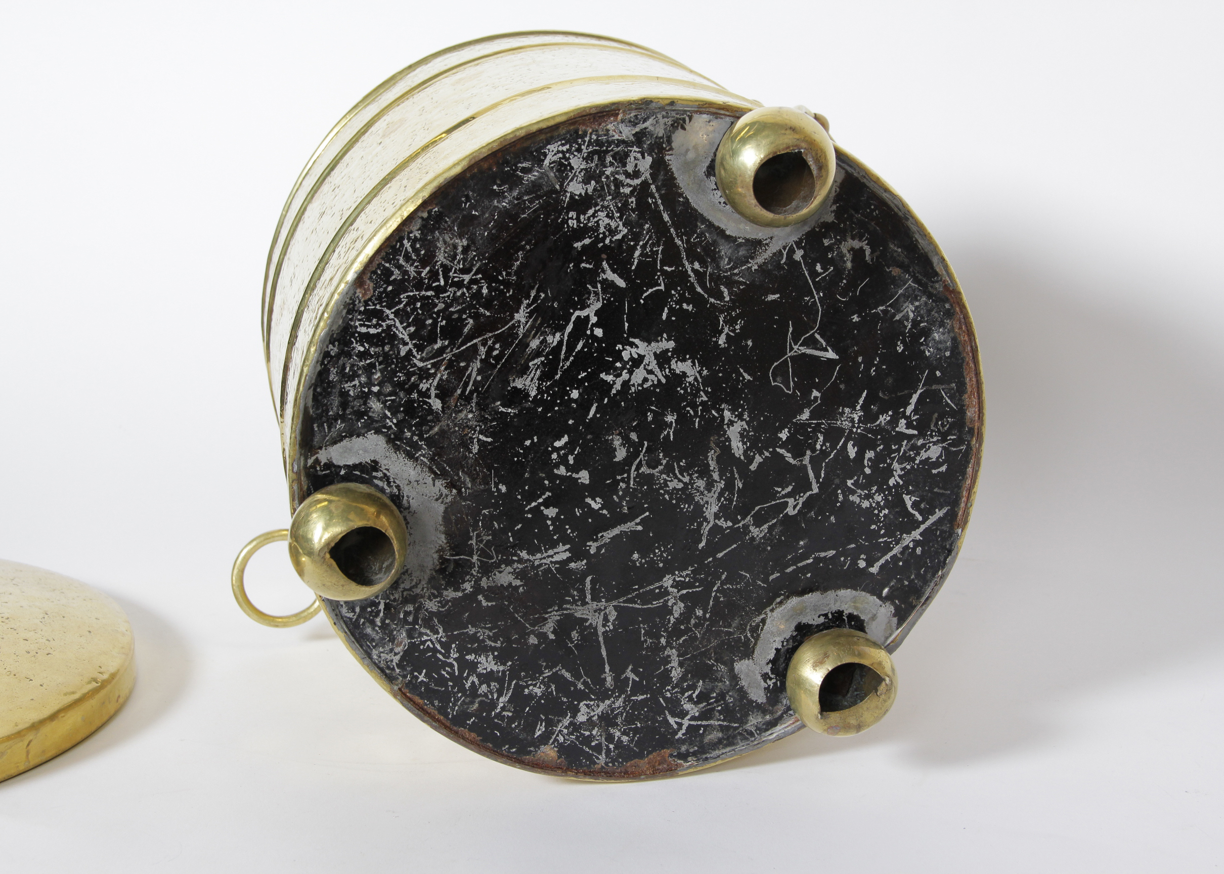 Antique Brass Coal Scuttle