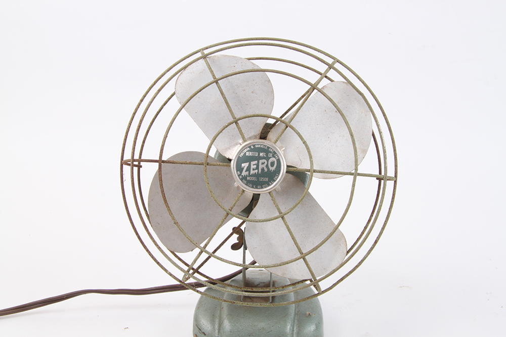 Pair of Vintage Metal Desk Fans
