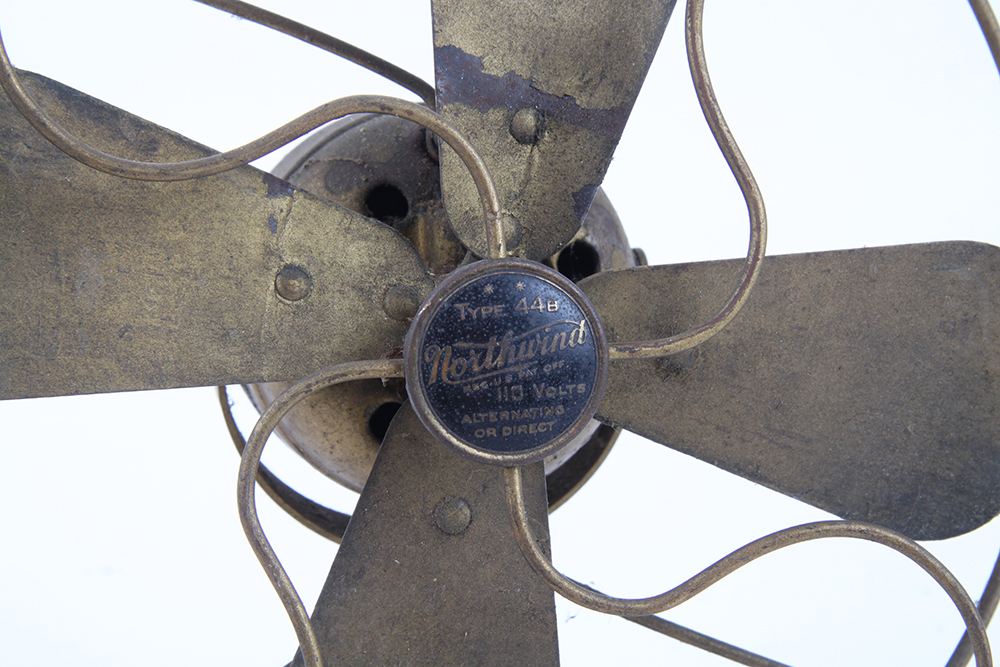 Pair of Vintage Metal Desk Fans