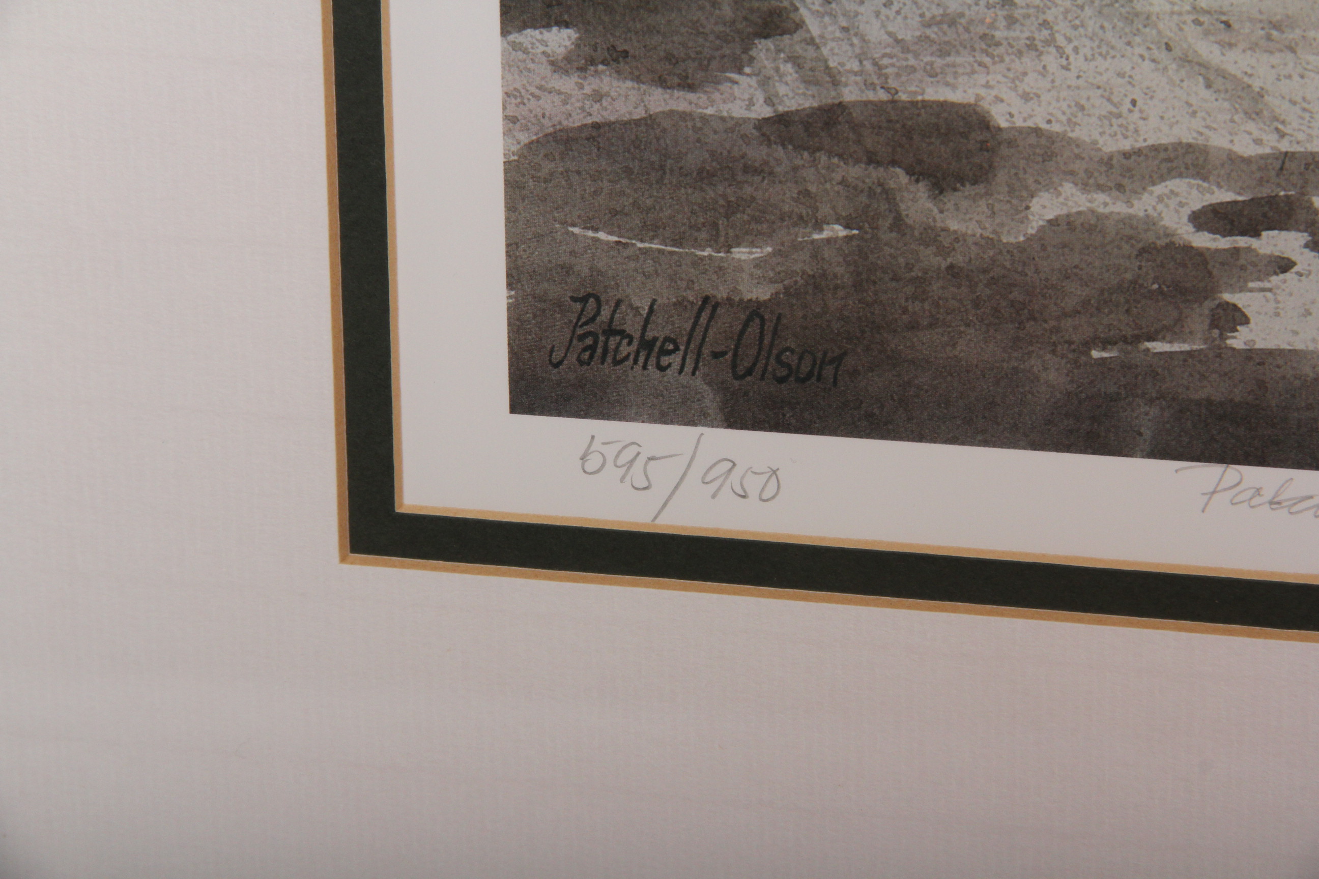 Pair of Framed Artworks Including L/E Denise Patchell-Olson Print