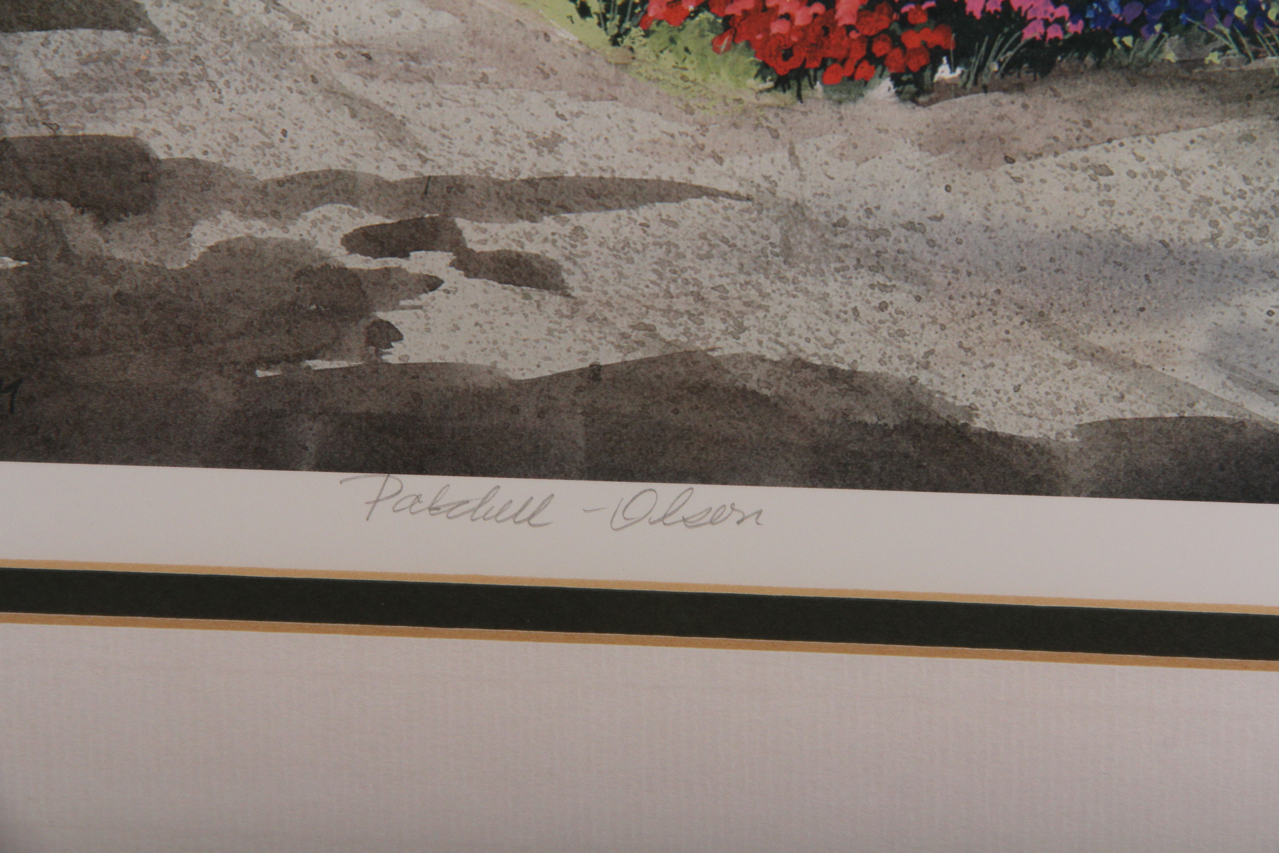 Pair of Framed Artworks Including L/E Denise Patchell-Olson Print