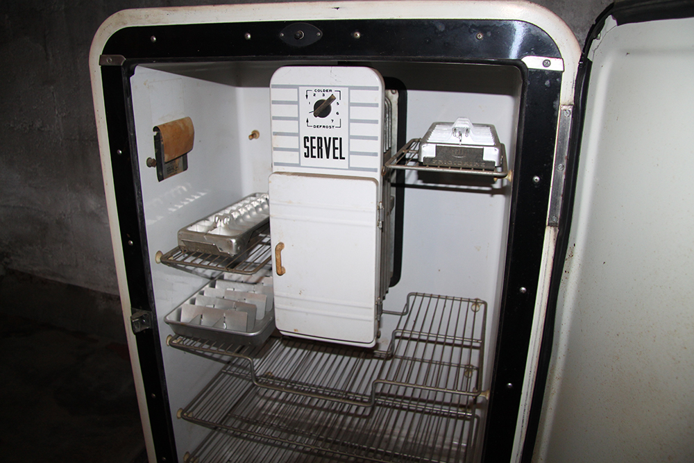 Vintage Servel Gas Fired Refrigerator