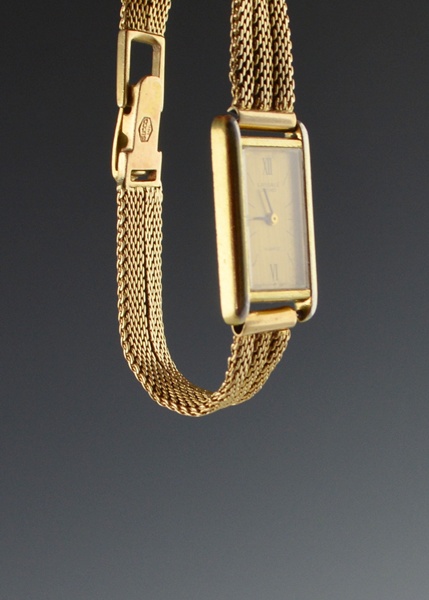 Seiko Lasalle Ladies Watch With 14K Gold Mesh Bracelet Band