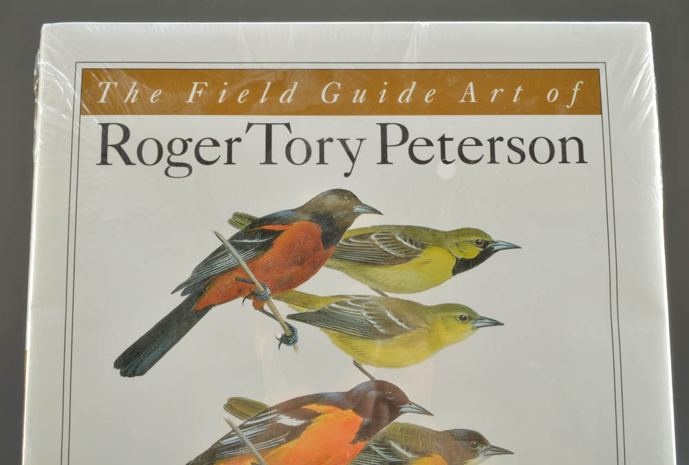 Signed Roger Tory Peterson Birdwatching Art Book