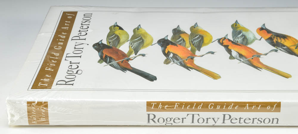 Signed Roger Tory Peterson Birdwatching Art Book