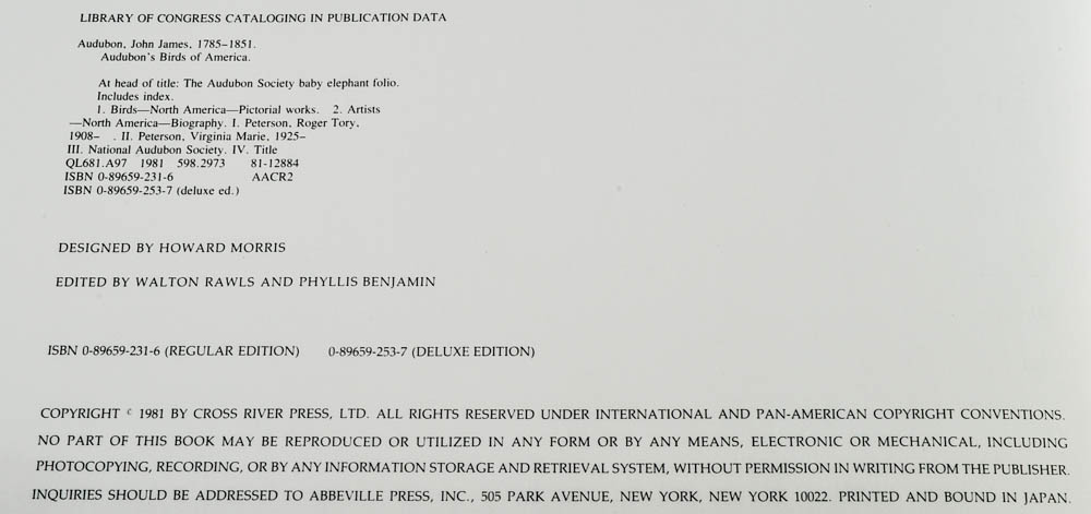 Audobon's Birds of America