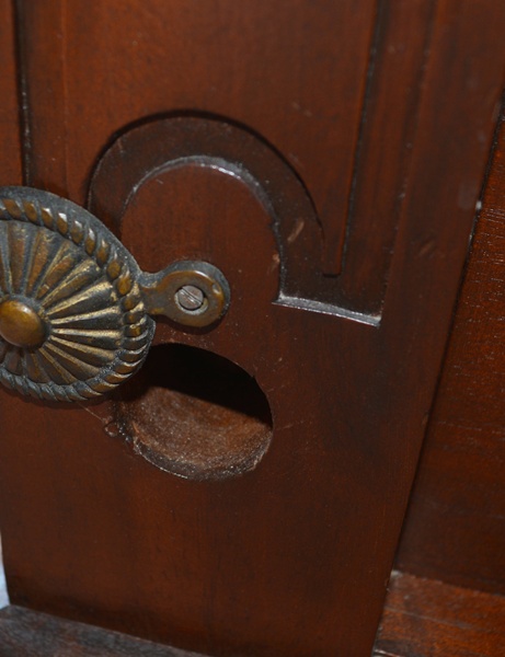 Chippendale Style Four Poster King Size Mahogany Bed