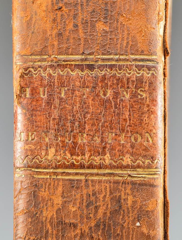 1812 Mathematical Text - Hutton's Mensuration