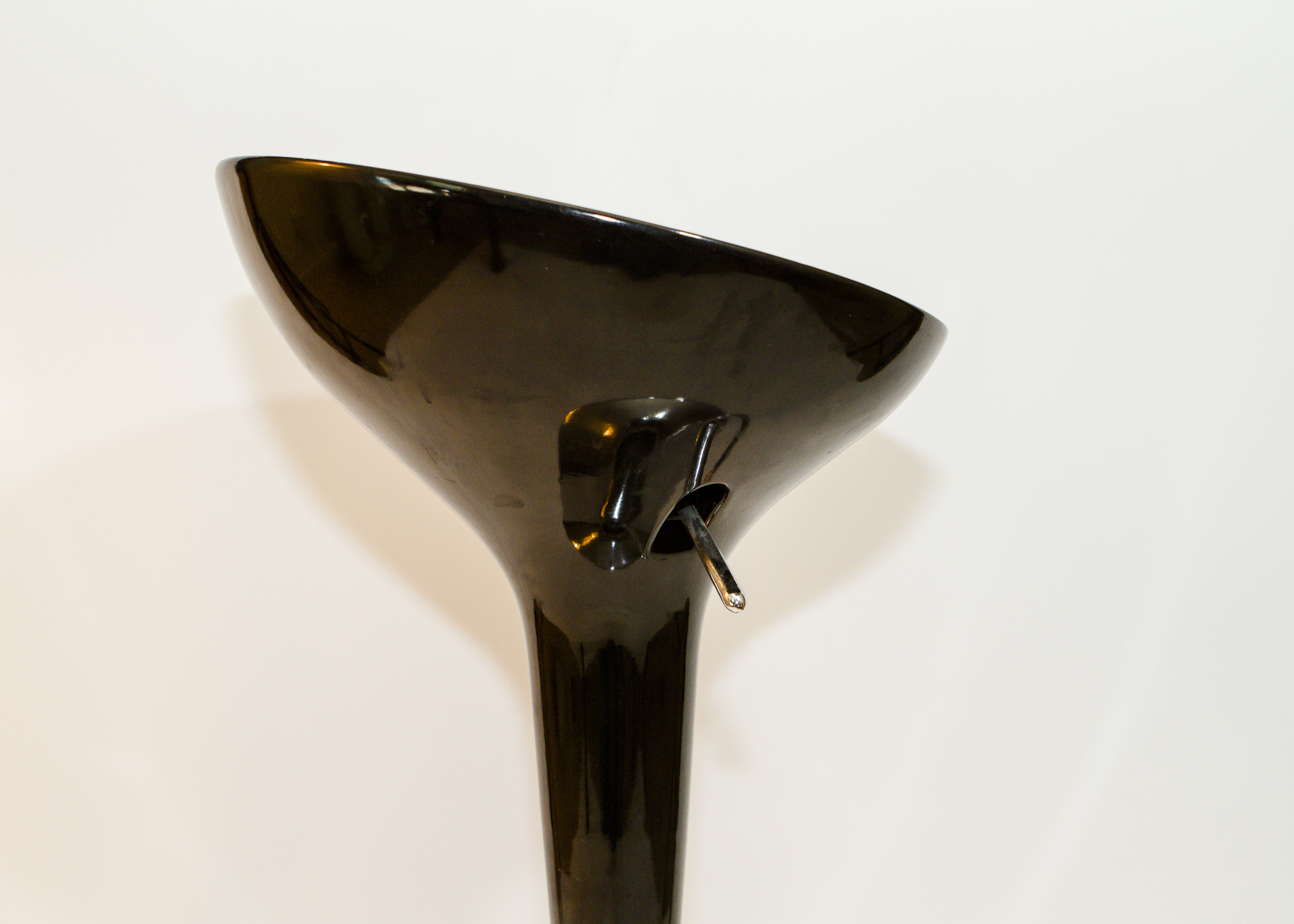 Contemporary Modern Style Black and Chrome Hydraulic Bar Stool