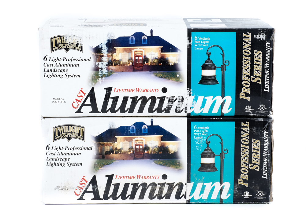 Pair of Twilight Low Voltage Outdoor Lights