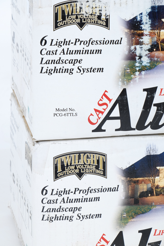 Pair of Twilight Low Voltage Outdoor Lights