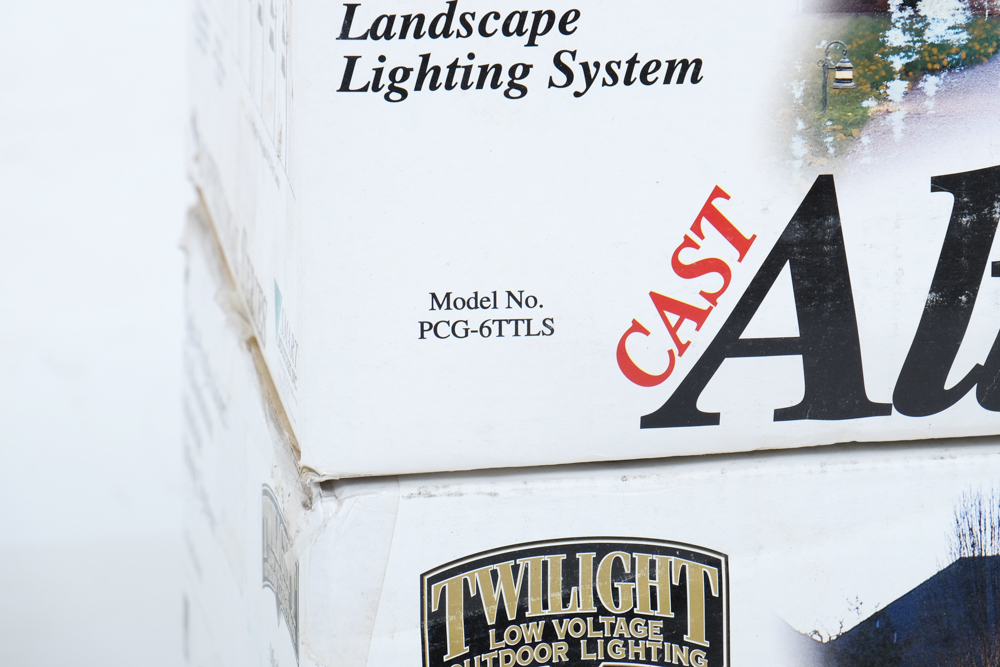 Pair of Twilight Low Voltage Outdoor Lights