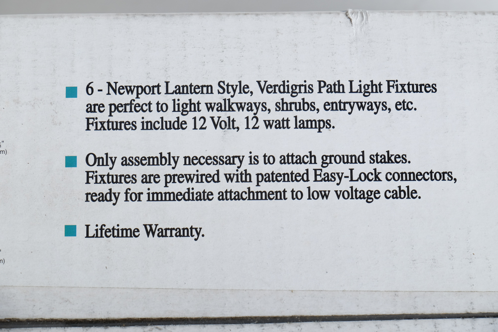 Pair of Twilight Low Voltage Outdoor Lights