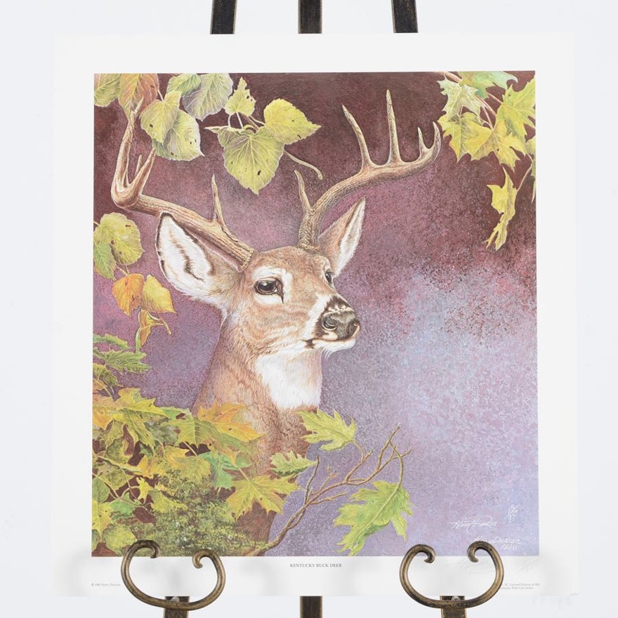 Harry Duncan Print "Kentucky Buck Deer"
