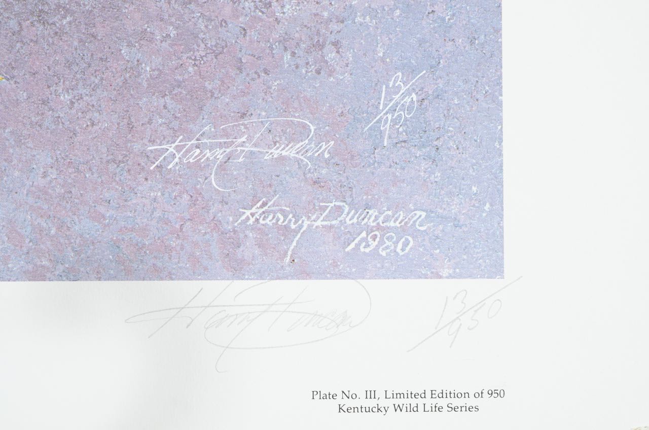 Harry Duncan Print "Kentucky Buck Deer"