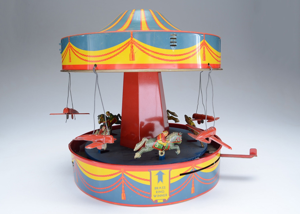 Vintage "Sunny Andy" Mechanical Carousel Toy
