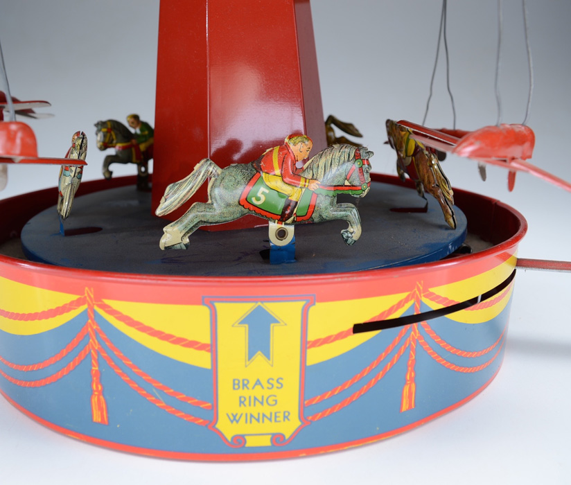 Vintage "Sunny Andy" Mechanical Carousel Toy