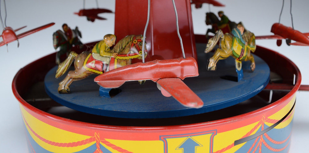 Vintage "Sunny Andy" Mechanical Carousel Toy