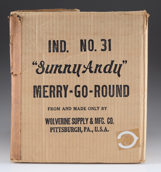 Vintage "Sunny Andy" Mechanical Carousel Toy