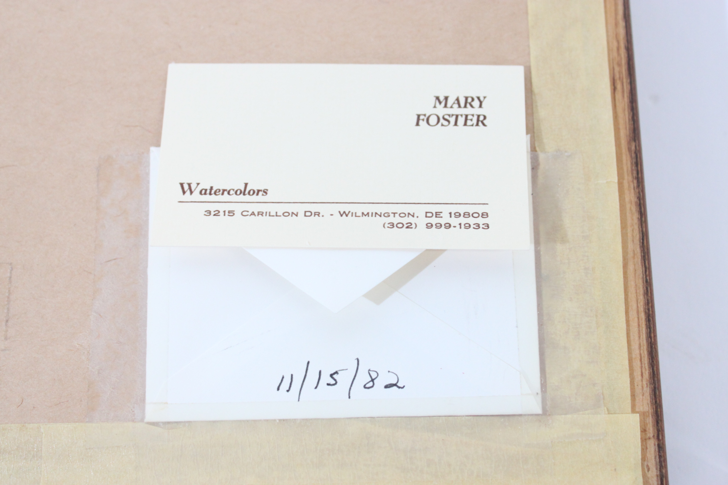 Signed, Original Watercolor Landscape by Mary Foster