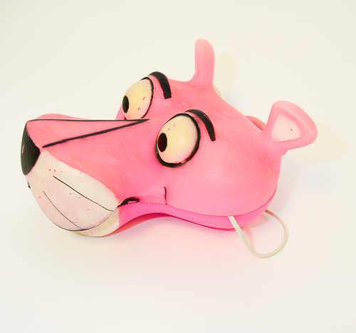 Vintage Rare 1980's Pink Panther Head Record Player
