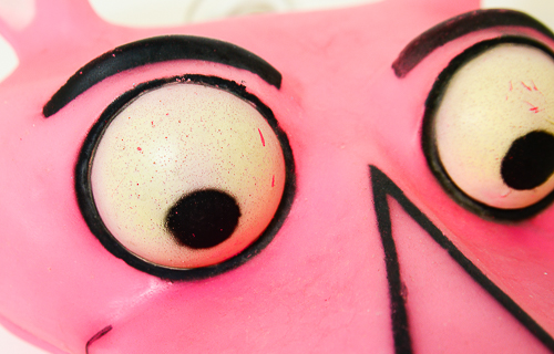 Vintage Rare 1980's Pink Panther Head Record Player