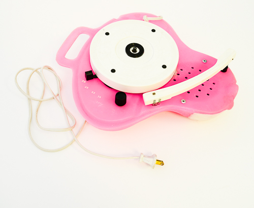 Vintage Rare 1980's Pink Panther Head Record Player