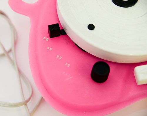 Vintage Rare 1980's Pink Panther Head Record Player