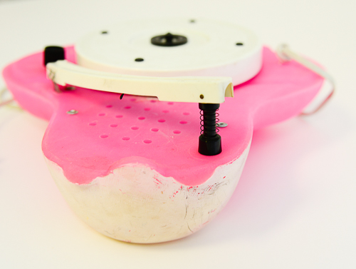 Vintage Rare 1980's Pink Panther Head Record Player