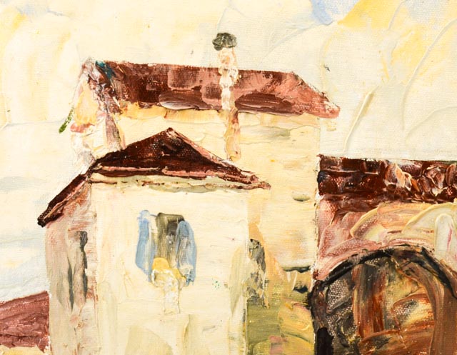 Venetian Canal Oil on Canvas by Pachas