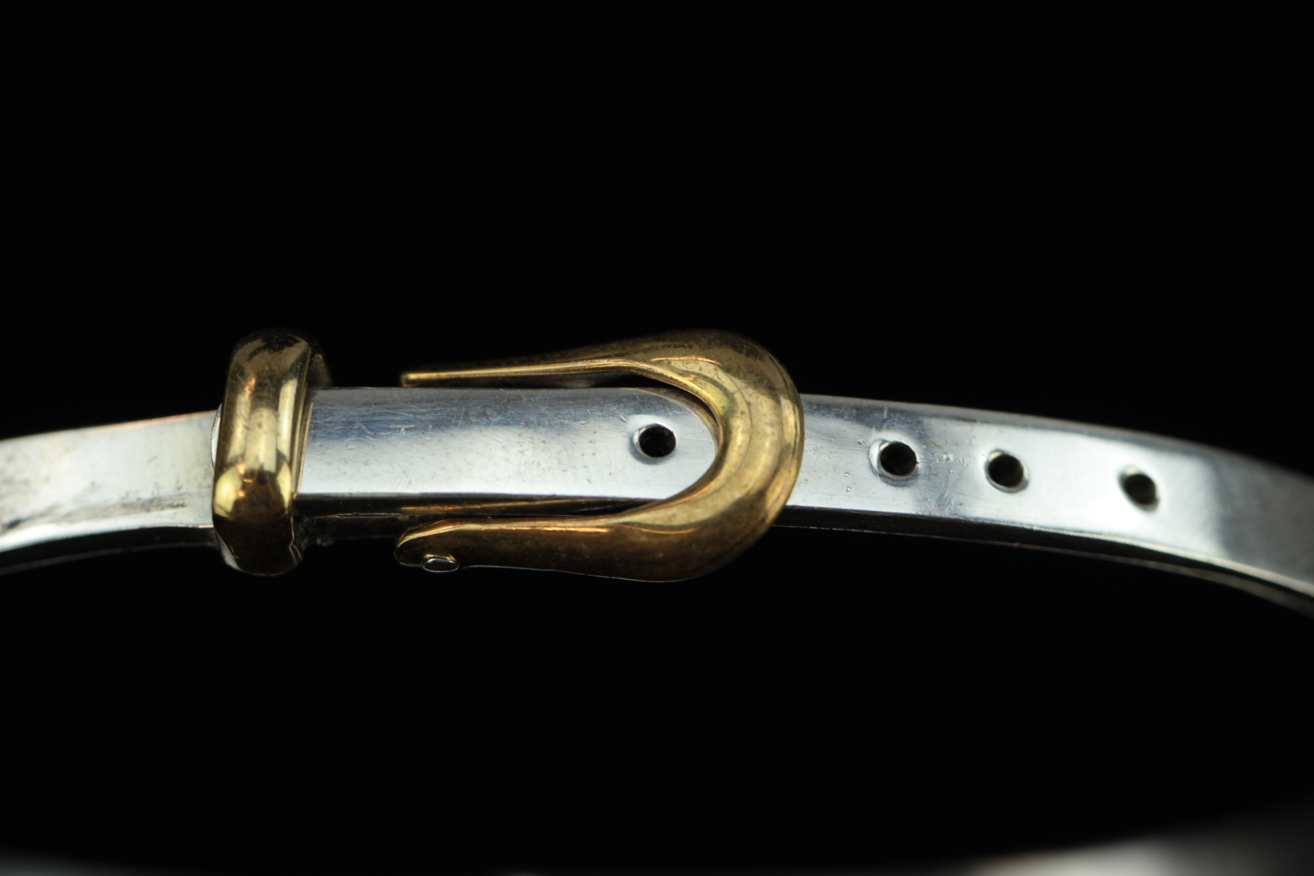 Fine Silver Buckle Bracelet