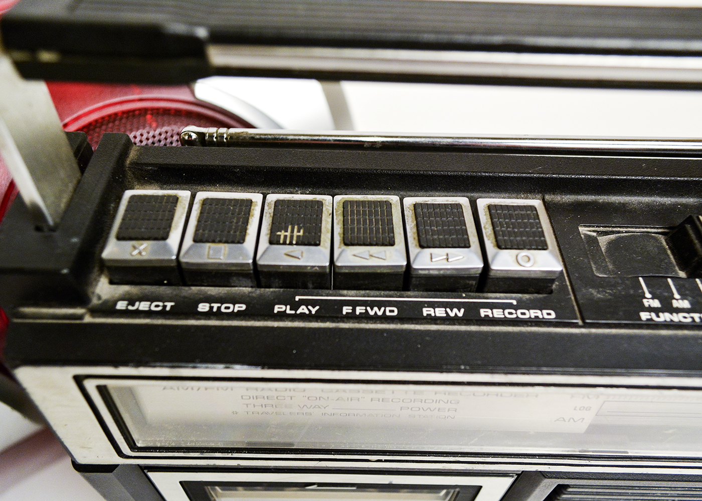 JVC Boombox and GE Radio