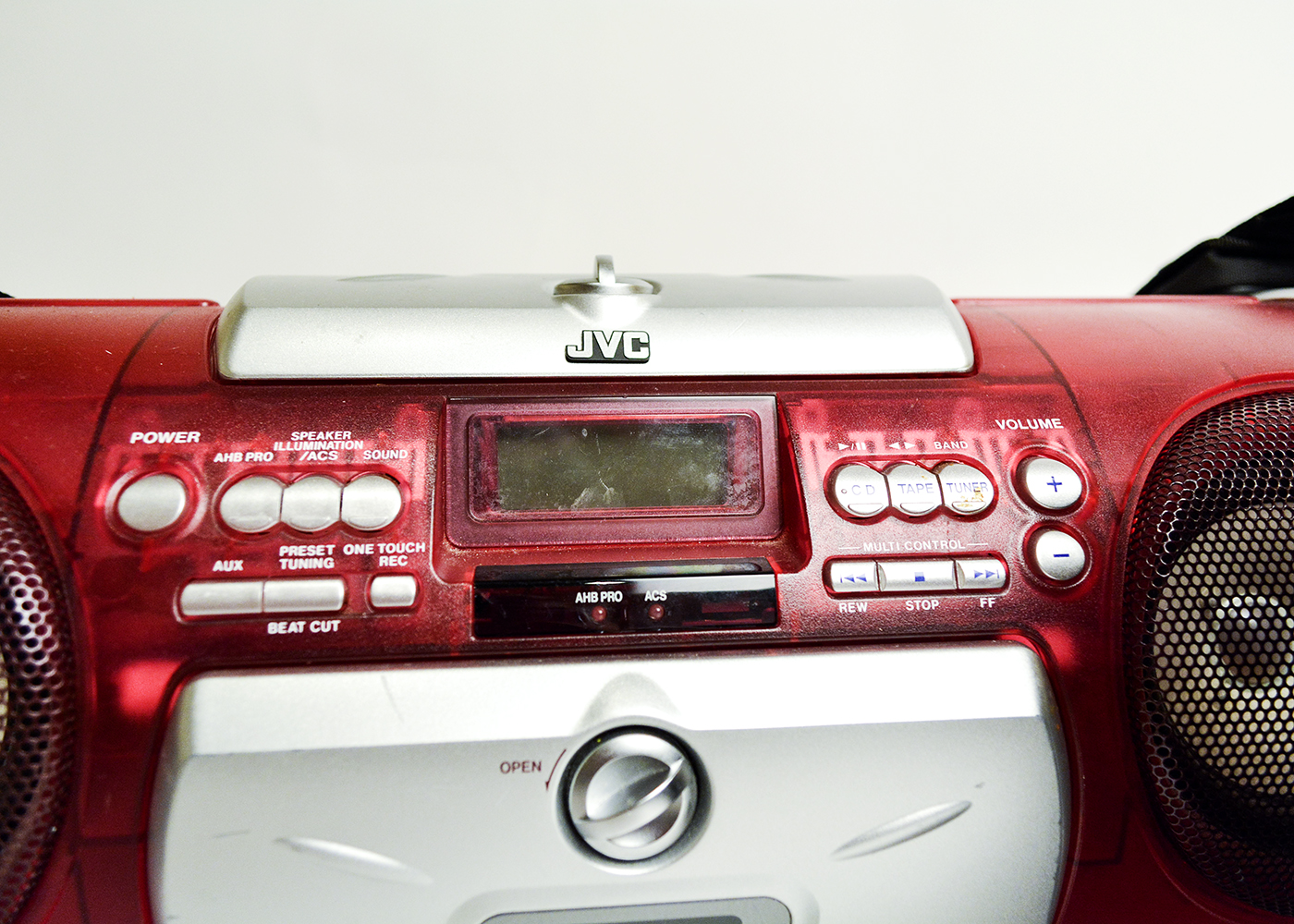 JVC Boombox and GE Radio